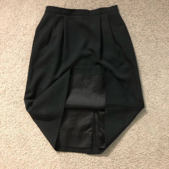 Marshall Fields 100% Pure Wool Skirt Sz 11/12 Vintage Elegance Straight - Picture 5 of 10